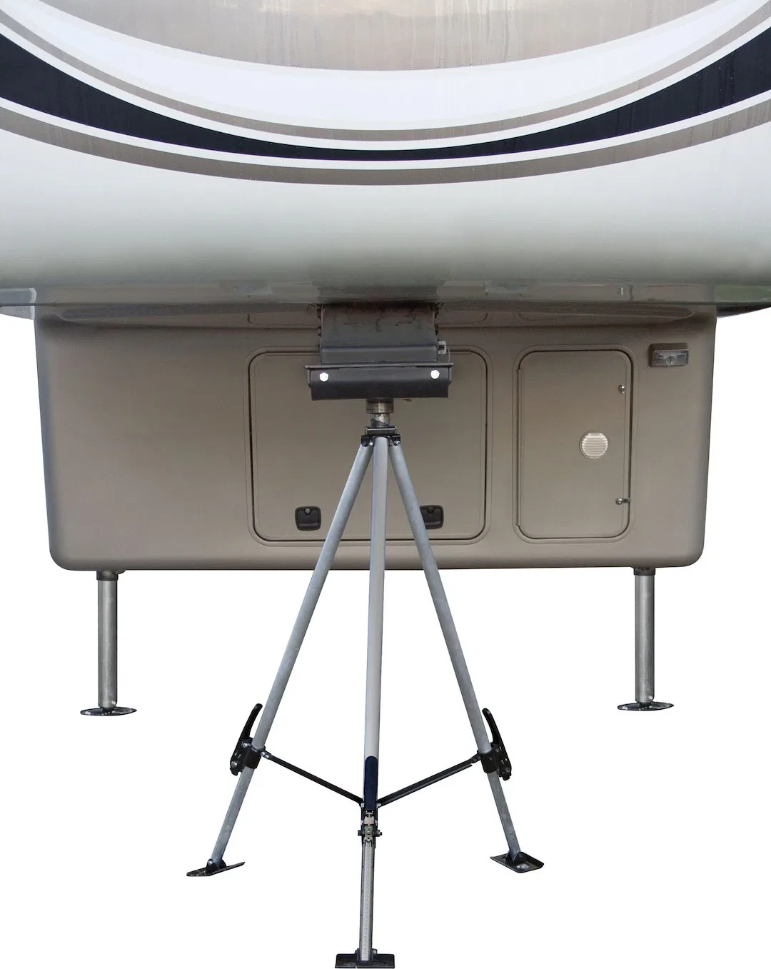 21100000 – BAL NORCO Fifth Wheel Trailer Hitch King Pin Stabilizer Jack Stand, Use To Stabilize Fifth Wheel Trailer W...